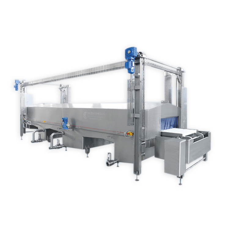 Lavadora de moldes para quesos